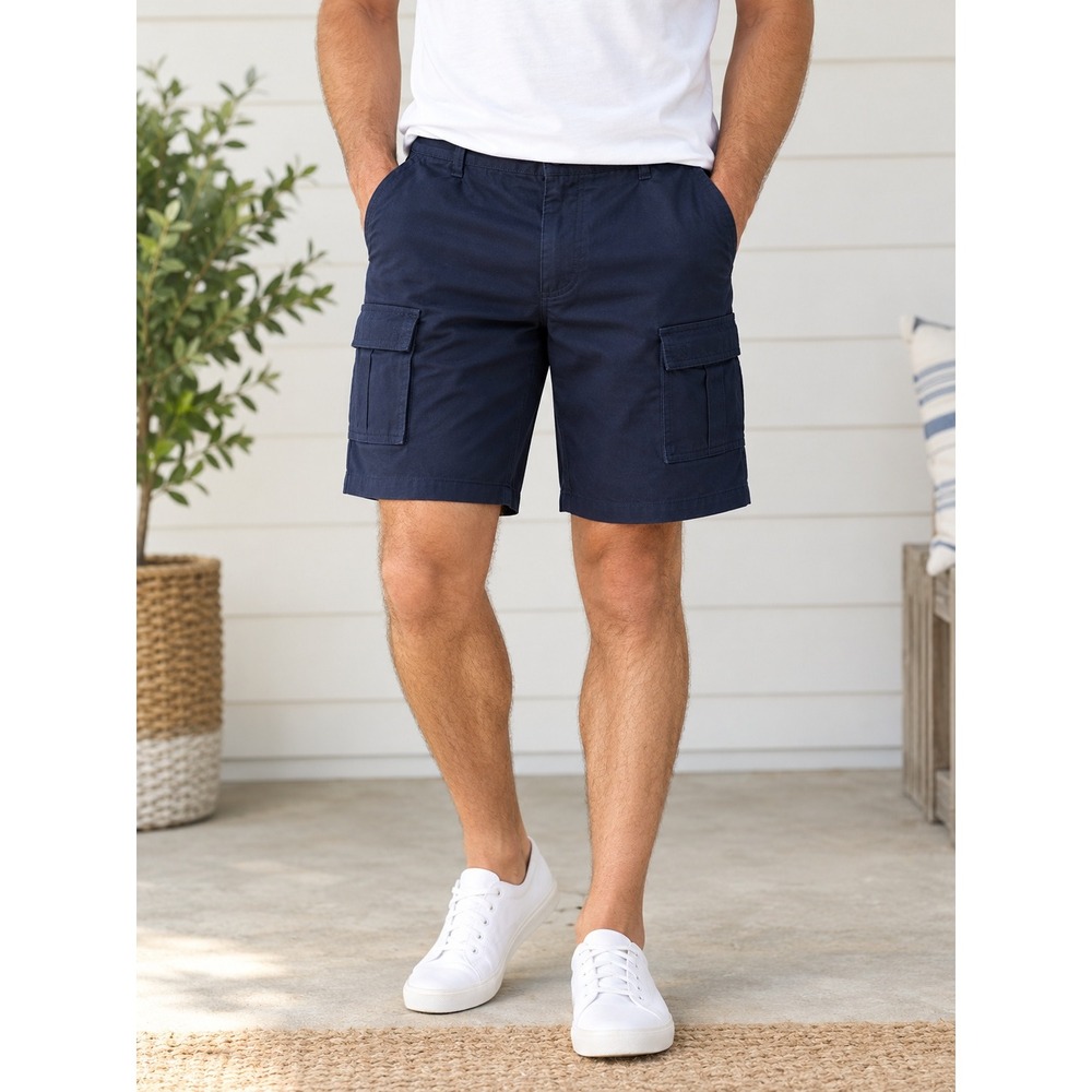Weekender Trader Cargo Shorts Mens 38 Navy New M039810 Cotton Twill Utility Golf